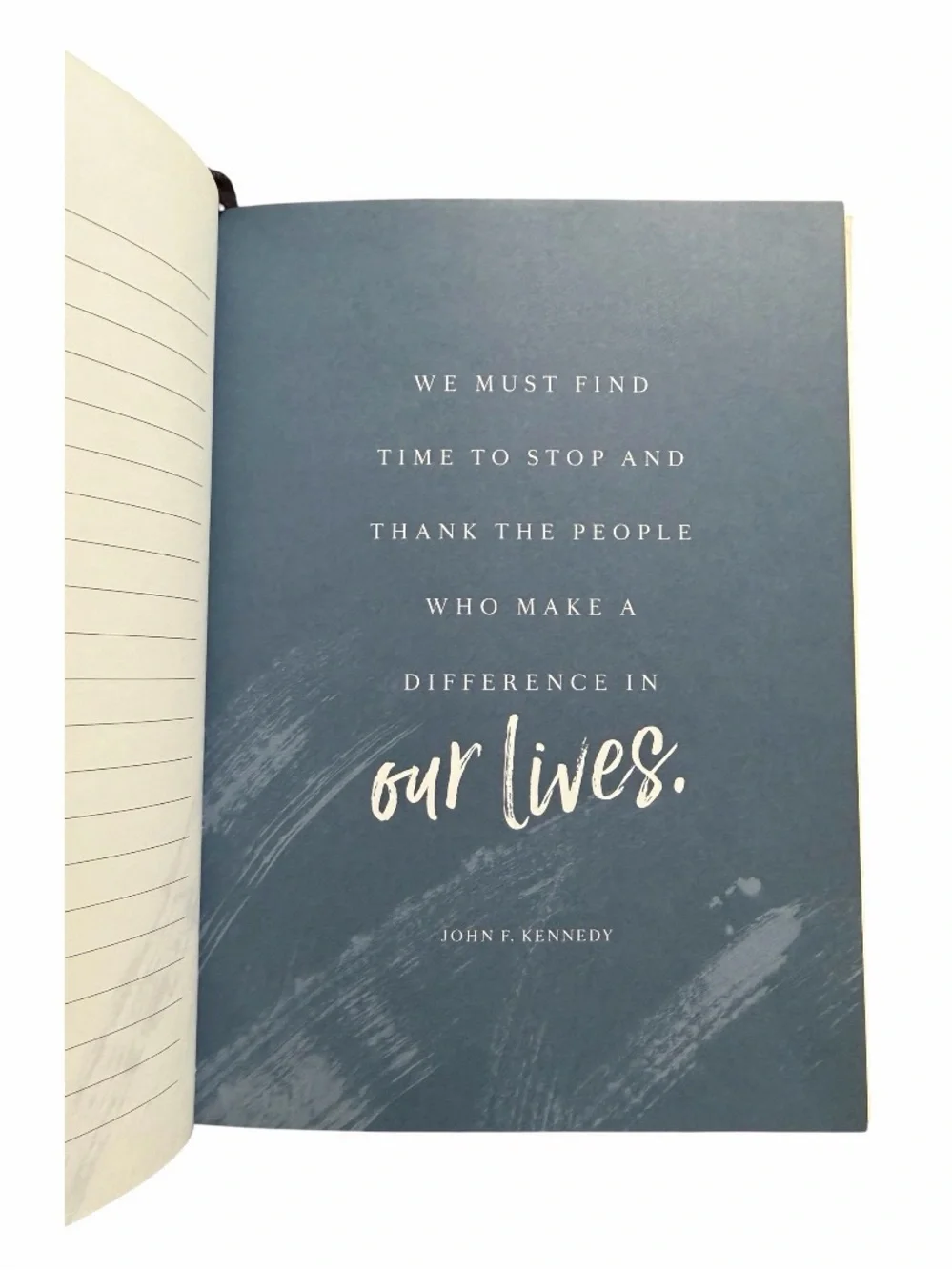 Green Inspired Simply Grateful Guided Hardcover Journal w/ Ribbon Bookmark